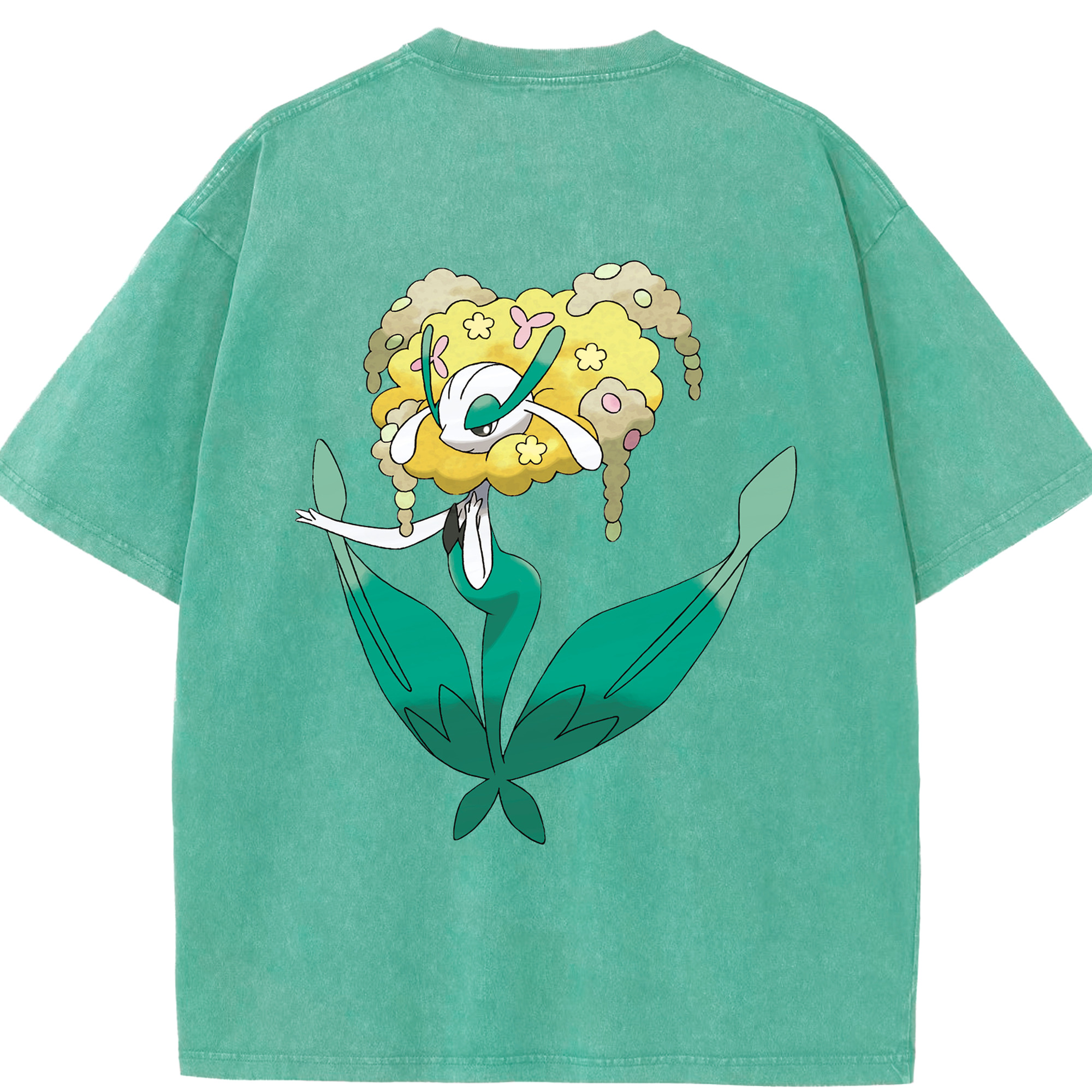 （画像用） ポケットモンスター Pokémon 綿100% ヴィンテージ風 半袖Tシャツ（背面プリント）